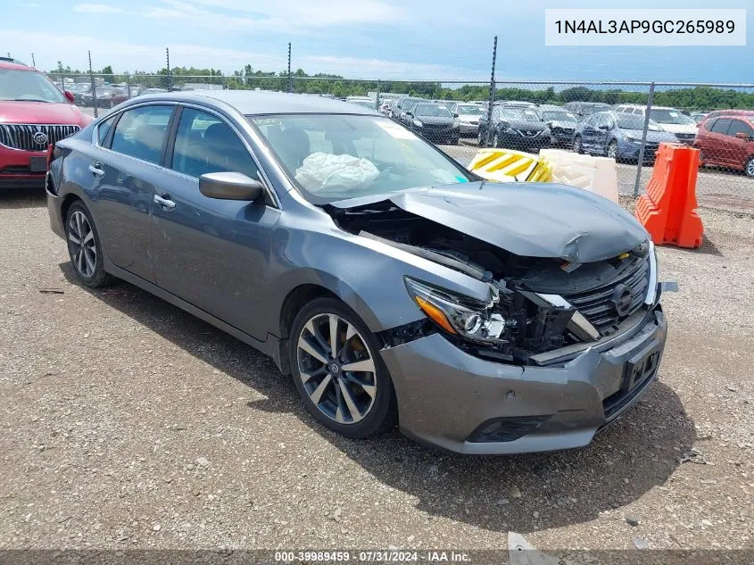 2016 Nissan Altima 2.5 Sr VIN: 1N4AL3AP9GC265989 Lot: 39989459