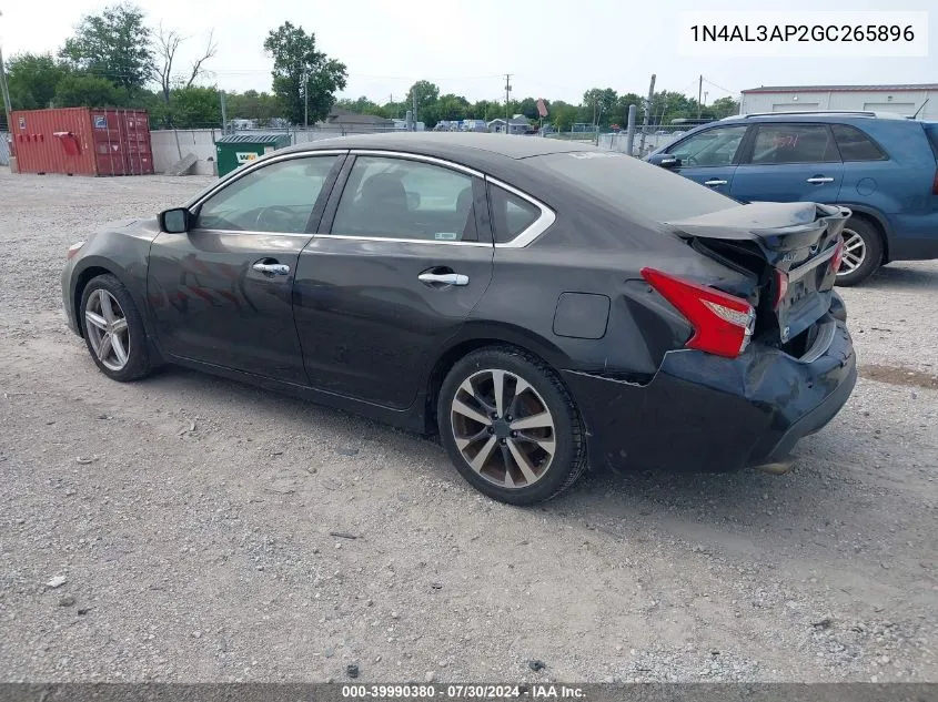 2016 Nissan Altima 2.5 Sr VIN: 1N4AL3AP2GC265896 Lot: 39990380