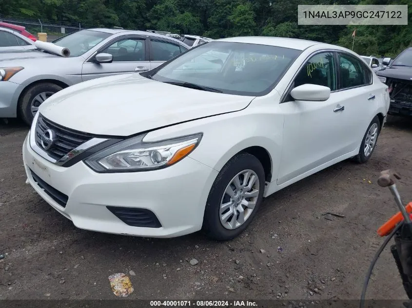 1N4AL3AP9GC247122 2016 Nissan Altima 2.5/2.5 S/2.5 Sl/2.5 Sr/2.5 Sv