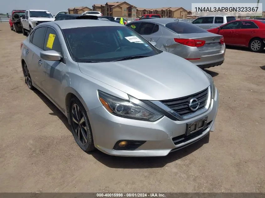 1N4AL3AP8GN323367 2016 Nissan Altima 2.5 Sr