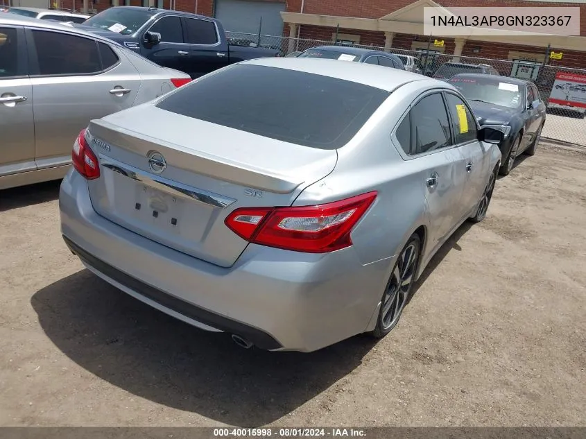 1N4AL3AP8GN323367 2016 Nissan Altima 2.5 Sr