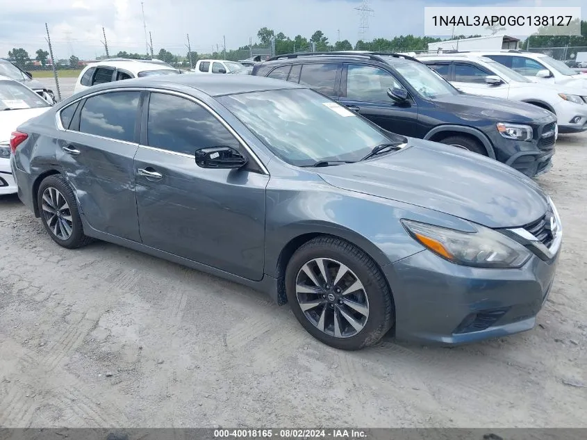 1N4AL3AP0GC138127 2016 Nissan Altima 2.5/2.5 S/2.5 Sl/2.5 Sr/2.5 Sv