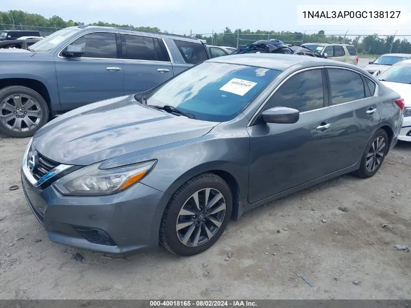 1N4AL3AP0GC138127 2016 Nissan Altima 2.5/2.5 S/2.5 Sl/2.5 Sr/2.5 Sv