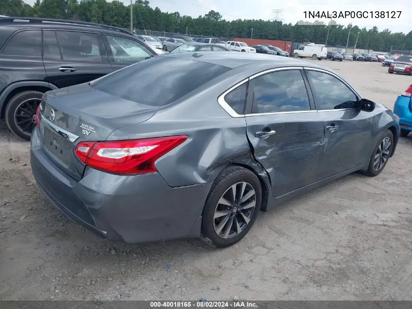 1N4AL3AP0GC138127 2016 Nissan Altima 2.5/2.5 S/2.5 Sl/2.5 Sr/2.5 Sv