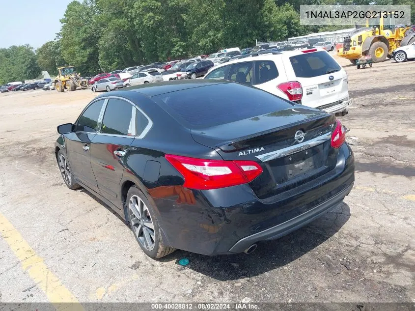 1N4AL3AP2GC213152 2016 Nissan Altima 2.5 Sr