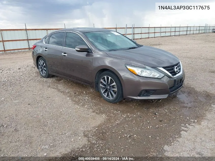 1N4AL3AP3GC117675 2016 Nissan Altima 2.5 Sl