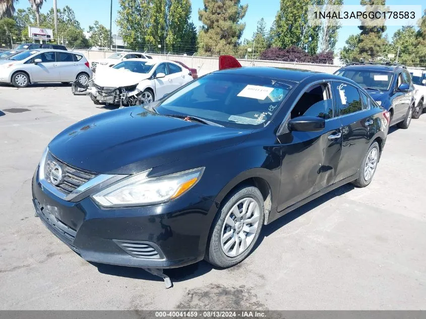 1N4AL3AP6GC178583 2016 Nissan Altima 2.5/2.5 S/2.5 Sl/2.5 Sr/2.5 Sv