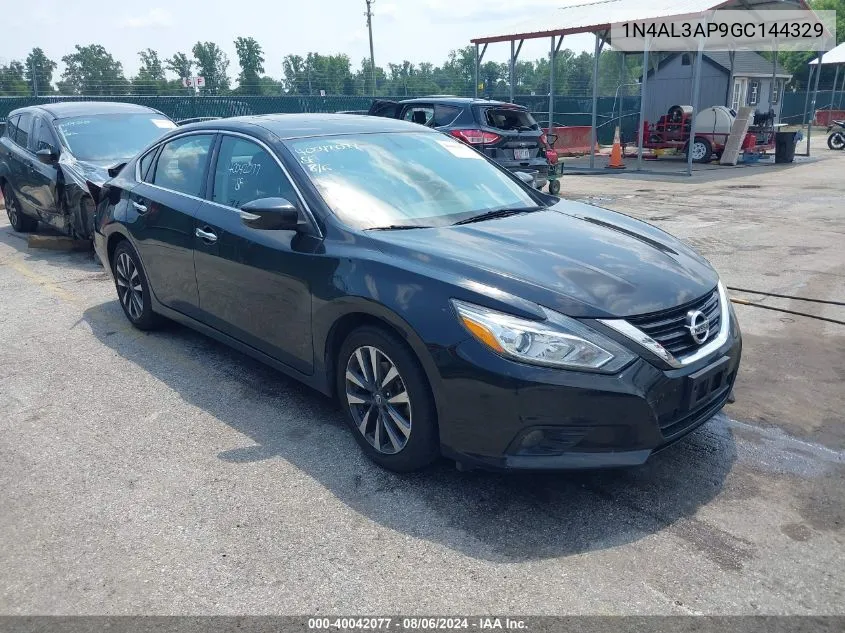 2016 Nissan Altima 2.5 Sl VIN: 1N4AL3AP9GC144329 Lot: 40042077