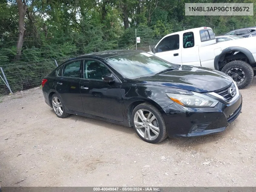 1N4BL3AP9GC158672 2016 Nissan Altima 3.5 Sl/3.5 Sr