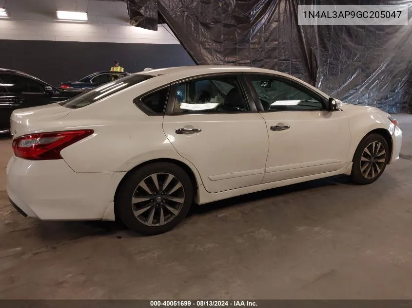 2016 Nissan Altima 2.5 Sl VIN: 1N4AL3AP9GC205047 Lot: 40051699