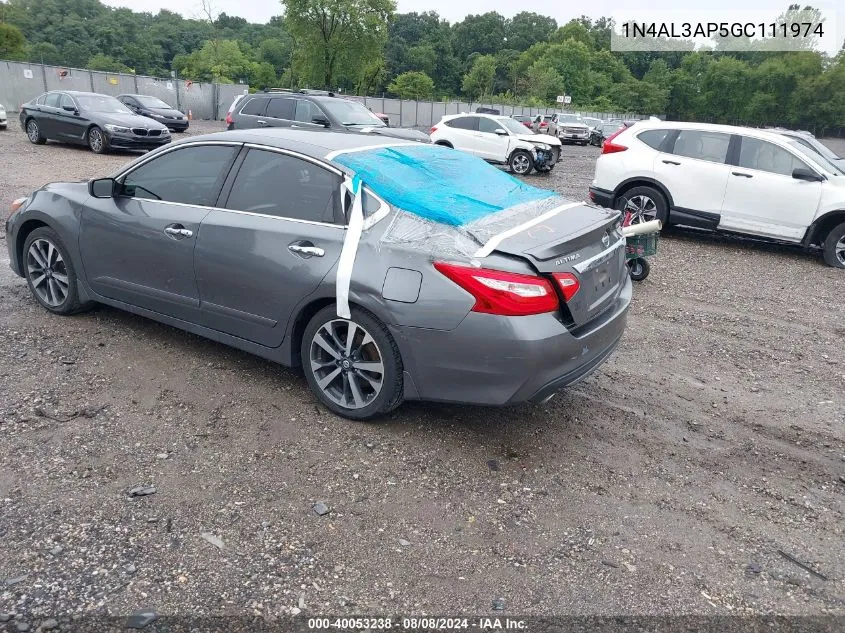 1N4AL3AP5GC111974 2016 Nissan Altima 2.5 Sr