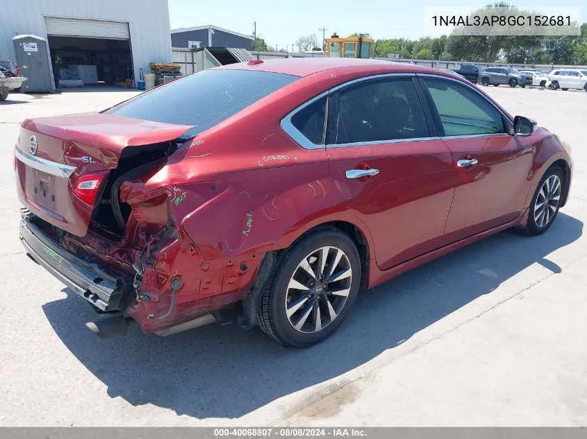 1N4AL3AP8GC152681 2016 Nissan Altima 2.5 Sl