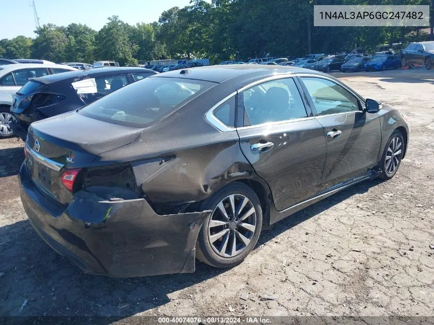 1N4AL3AP6GC247482 2016 Nissan Altima 2.5 Sl