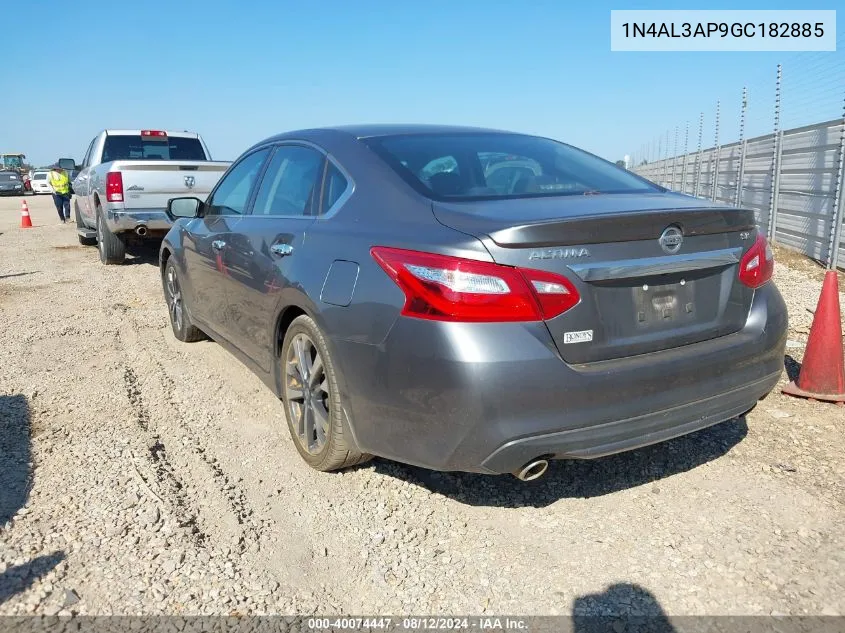 2016 Nissan Altima 2.5 Sr VIN: 1N4AL3AP9GC182885 Lot: 40074447