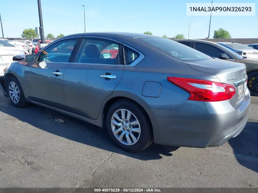 1N4AL3AP9GN326293 2016 Nissan Altima 2.5/2.5 S/2.5 Sl/2.5 Sr/2.5 Sv