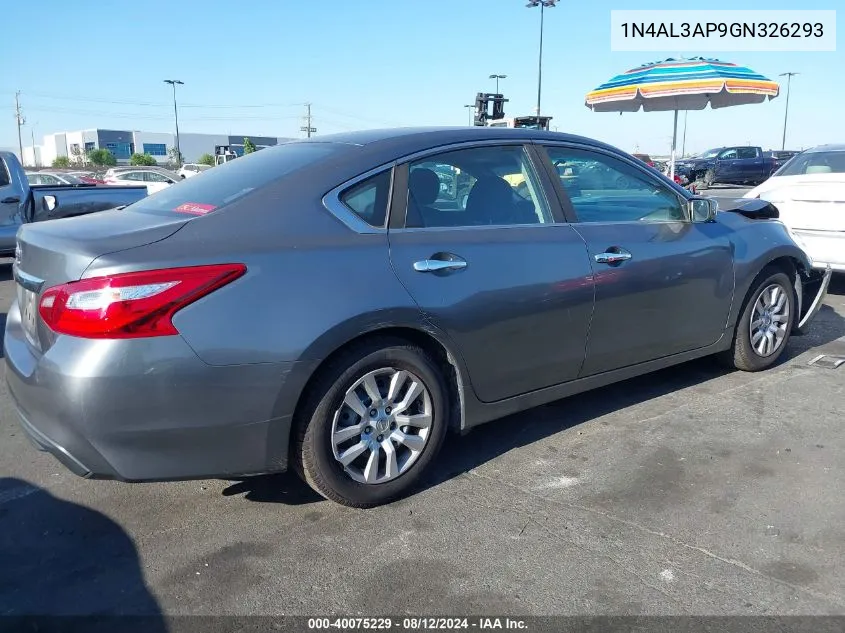 1N4AL3AP9GN326293 2016 Nissan Altima 2.5/2.5 S/2.5 Sl/2.5 Sr/2.5 Sv