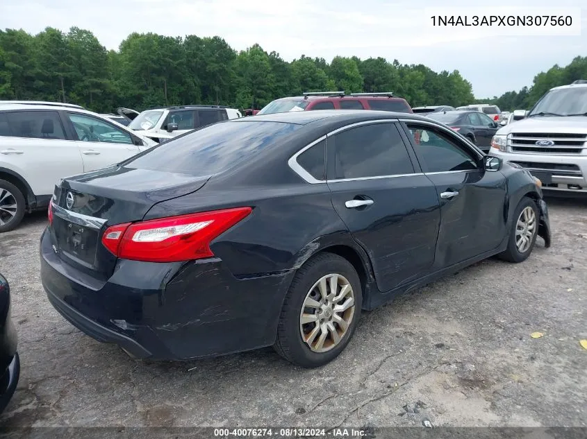 1N4AL3APXGN307560 2016 Nissan Altima 2.5/2.5 S/2.5 Sl/2.5 Sr/2.5 Sv