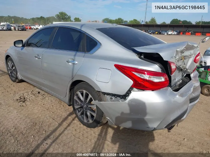 1N4AL3AP6GC198445 2016 Nissan Altima 2.5 Sv