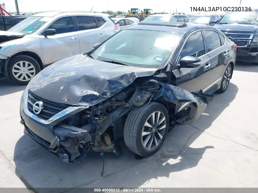 1N4AL3AP1GC230136 2016 Nissan Altima 2.5 Sv