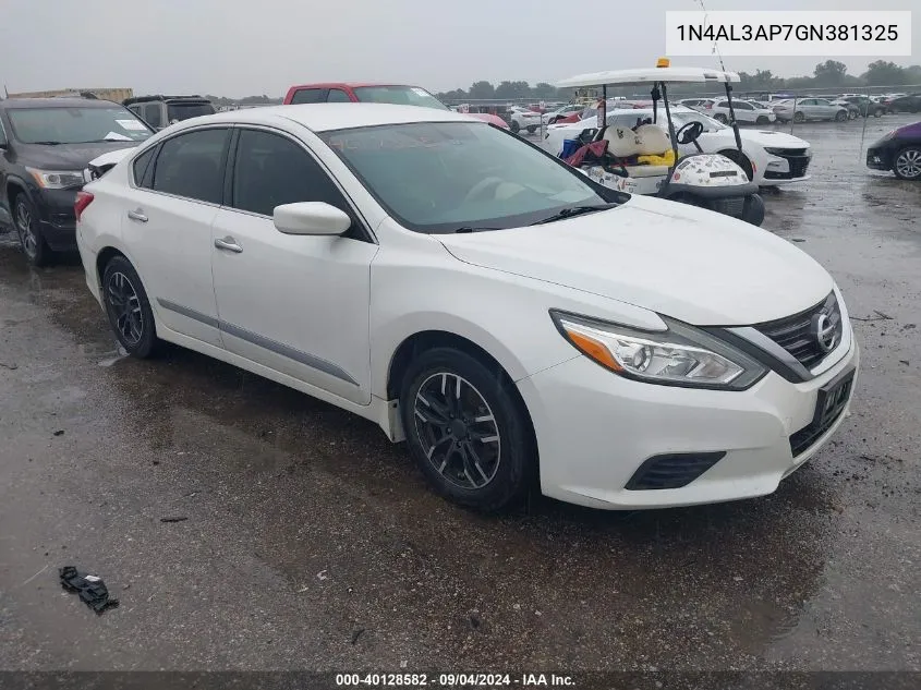 1N4AL3AP7GN381325 2016 Nissan Altima 2.5 S