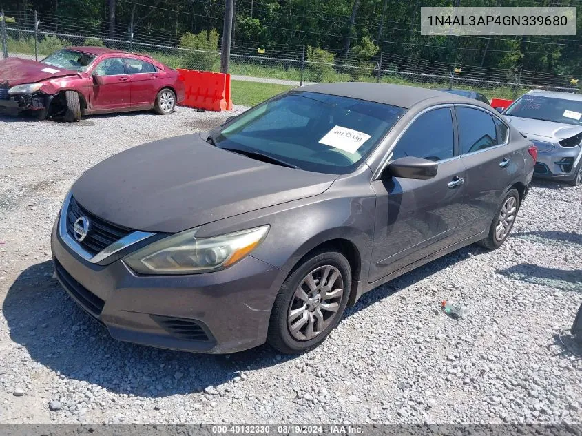 2016 Nissan Altima 2.5 S VIN: 1N4AL3AP4GN339680 Lot: 40132330