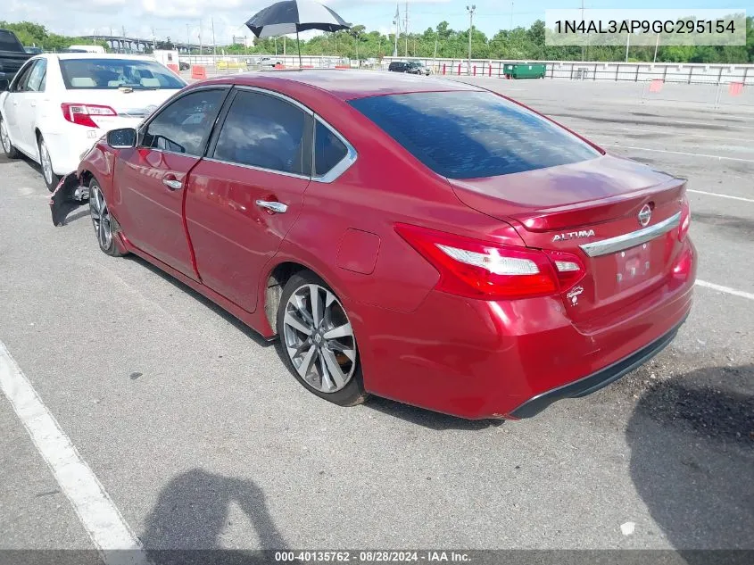 2016 Nissan Altima 2.5 Sr VIN: 1N4AL3AP9GC295154 Lot: 40135762