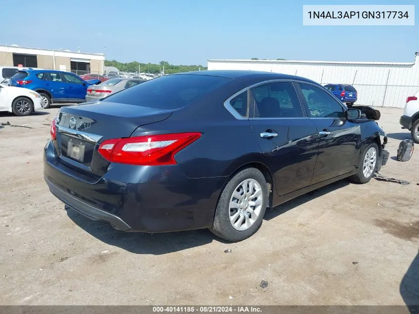 1N4AL3AP1GN317734 2016 Nissan Altima 2.5/2.5 S/2.5 Sl/2.5 Sr/2.5 Sv