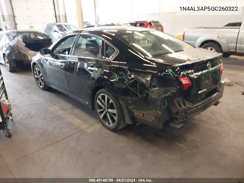 1N4AL3AP5GC260322 2016 Nissan Altima 2.5/S/Sv/Sl/Sr