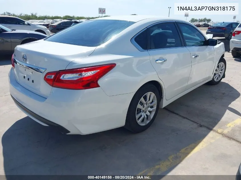 1N4AL3AP7GN318175 2016 Nissan Altima 2.5/2.5 S/2.5 Sl/2.5 Sr/2.5 Sv