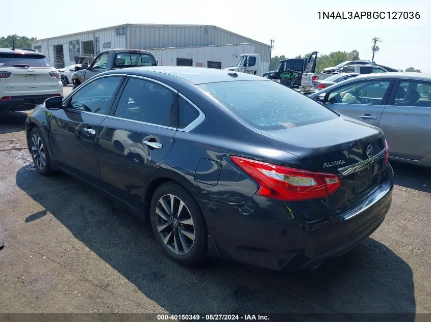 1N4AL3AP8GC127036 2016 Nissan Altima 2.5 Sl