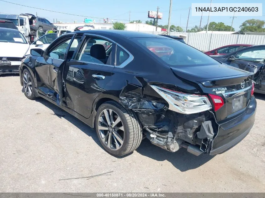 1N4AL3AP1GC240603 2016 Nissan Altima 2.5/S/Sv/Sl/Sr