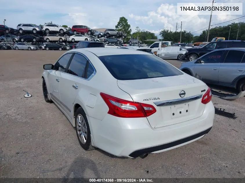 1N4AL3AP3GN350198 2016 Nissan Altima 2.5 S