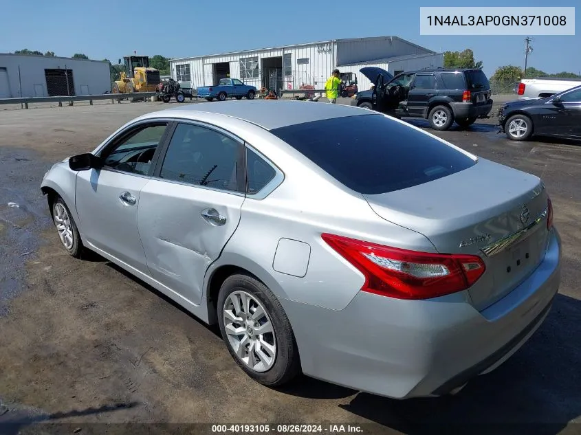 1N4AL3AP0GN371008 2016 Nissan Altima 2.5/2.5 S/2.5 Sl/2.5 Sr/2.5 Sv