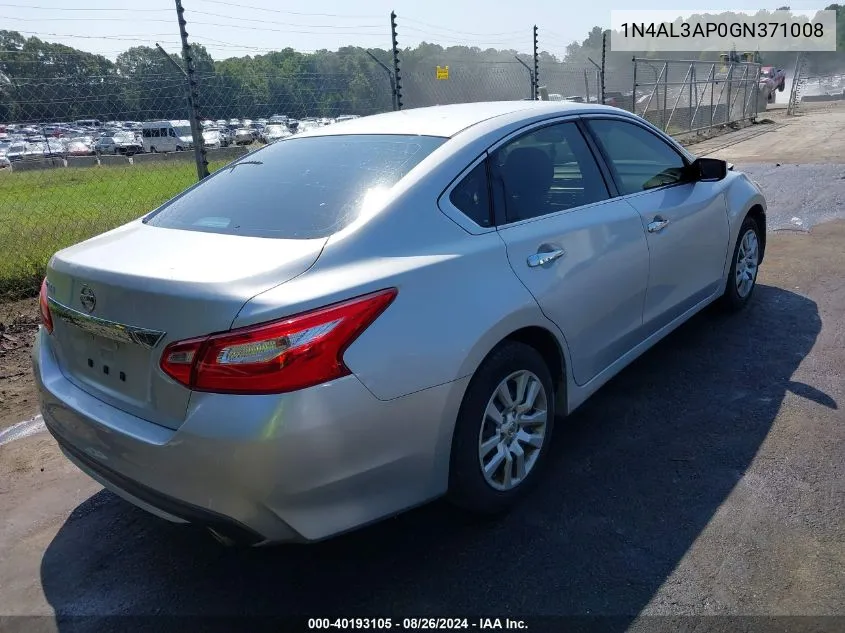 1N4AL3AP0GN371008 2016 Nissan Altima 2.5/2.5 S/2.5 Sl/2.5 Sr/2.5 Sv