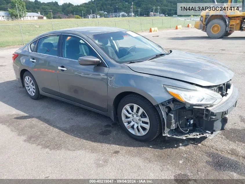 1N4AL3AP3GC241414 2016 Nissan Altima 2.5/S/Sv/Sl/Sr