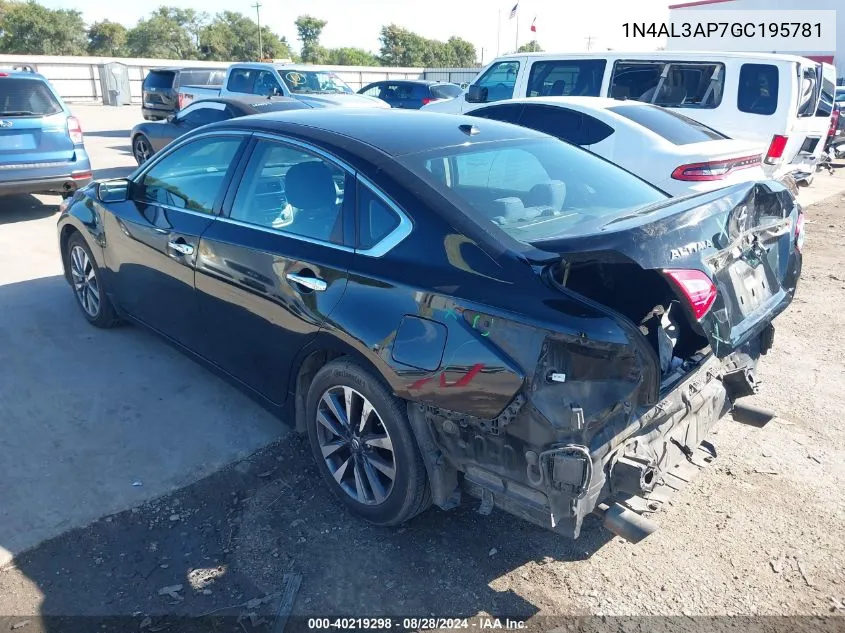 1N4AL3AP7GC195781 2016 Nissan Altima 2.5 Sv