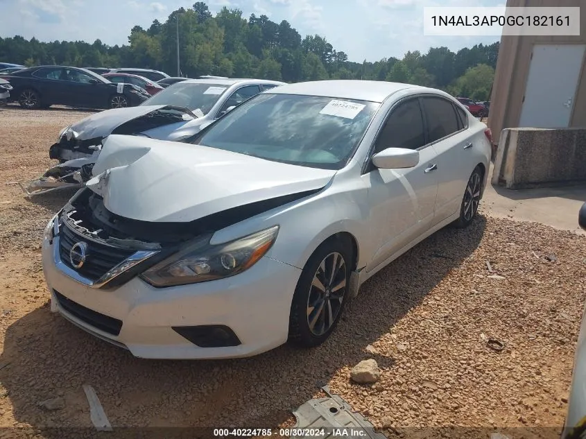 2016 Nissan Altima 2.5 Sr VIN: 1N4AL3AP0GC182161 Lot: 40224785