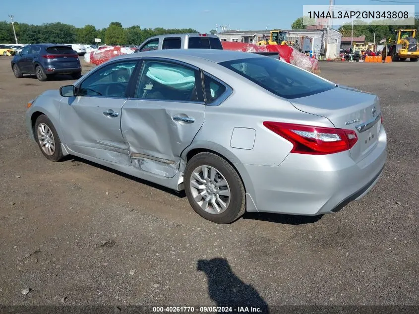 2016 Nissan Altima 2.5 S VIN: 1N4AL3AP2GN343808 Lot: 40261770