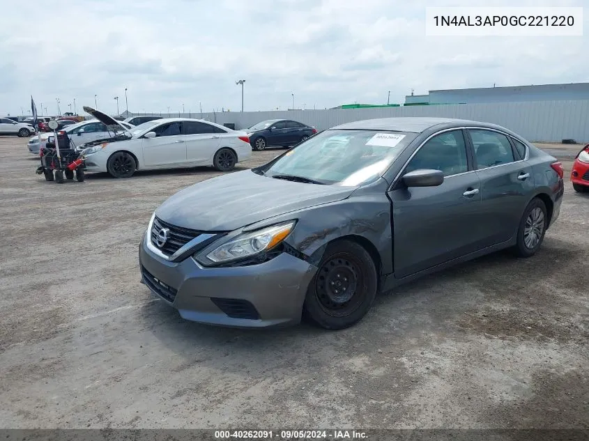 1N4AL3AP0GC221220 2016 Nissan Altima 2.5/2.5 S/2.5 Sl/2.5 Sr/2.5 Sv