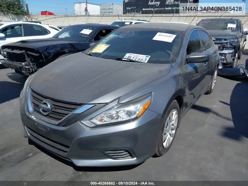 2016 Nissan Altima 2.5 S VIN: 1N4AL3AP4GN385428 Lot: 40265682