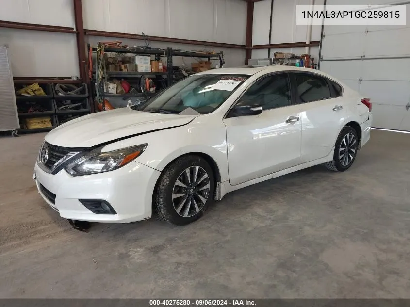 1N4AL3AP1GC259815 2016 Nissan Altima 2.5 Sl