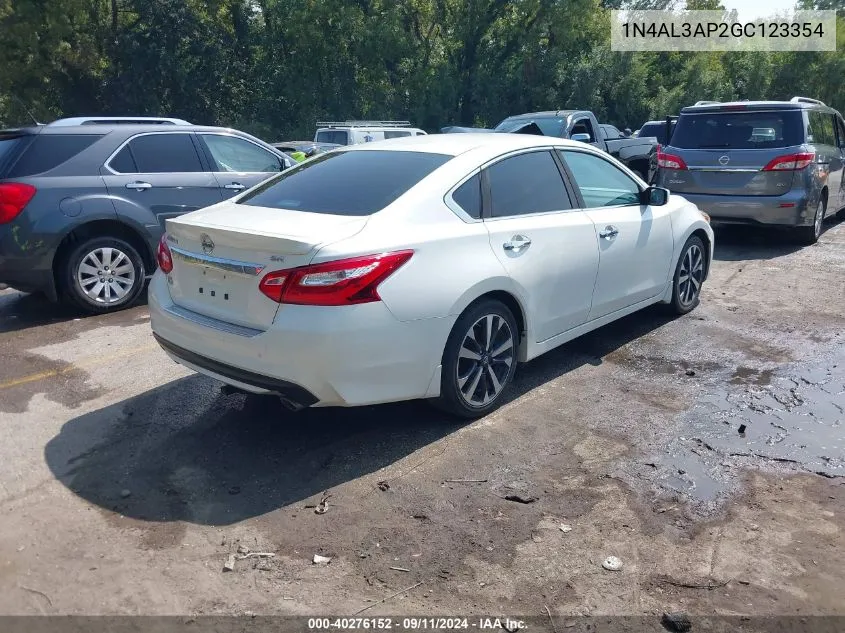 1N4AL3AP2GC123354 2016 Nissan Altima 2.5 Sr