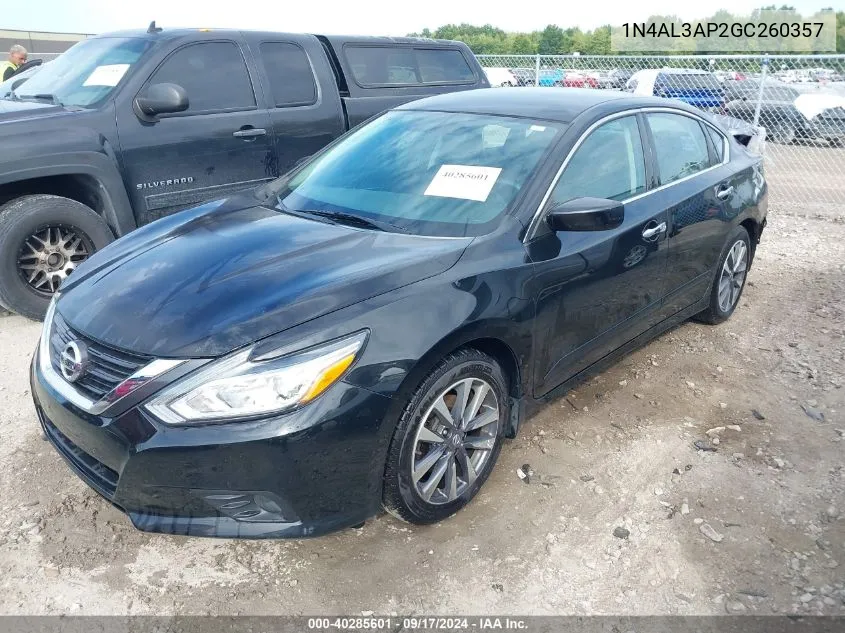 2016 Nissan Altima 2.5 Sv VIN: 1N4AL3AP2GC260357 Lot: 40285601