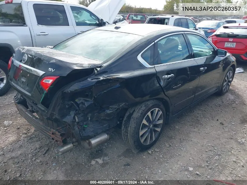 1N4AL3AP2GC260357 2016 Nissan Altima 2.5 Sv