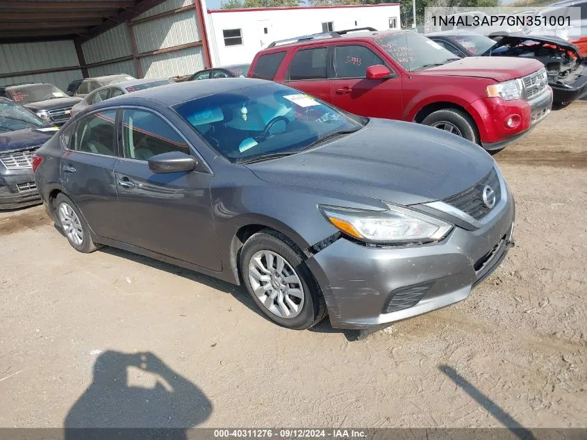 1N4AL3AP7GN351001 2016 Nissan Altima 2.5/S/Sv/Sl/Sr