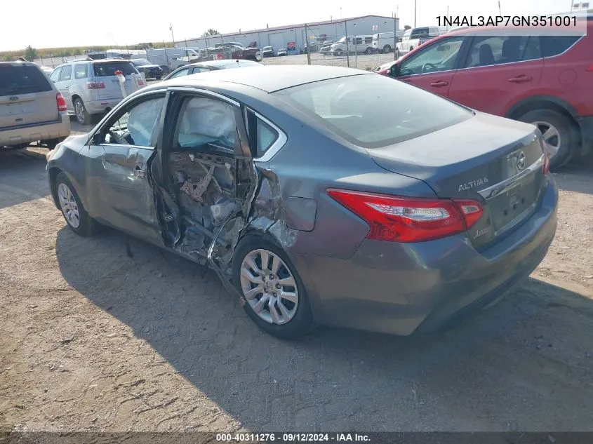 1N4AL3AP7GN351001 2016 Nissan Altima 2.5/S/Sv/Sl/Sr