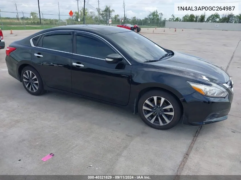 2016 Nissan Altima 2.5/S/Sv/Sl/Sr VIN: 1N4AL3AP0GC264987 Lot: 40321829