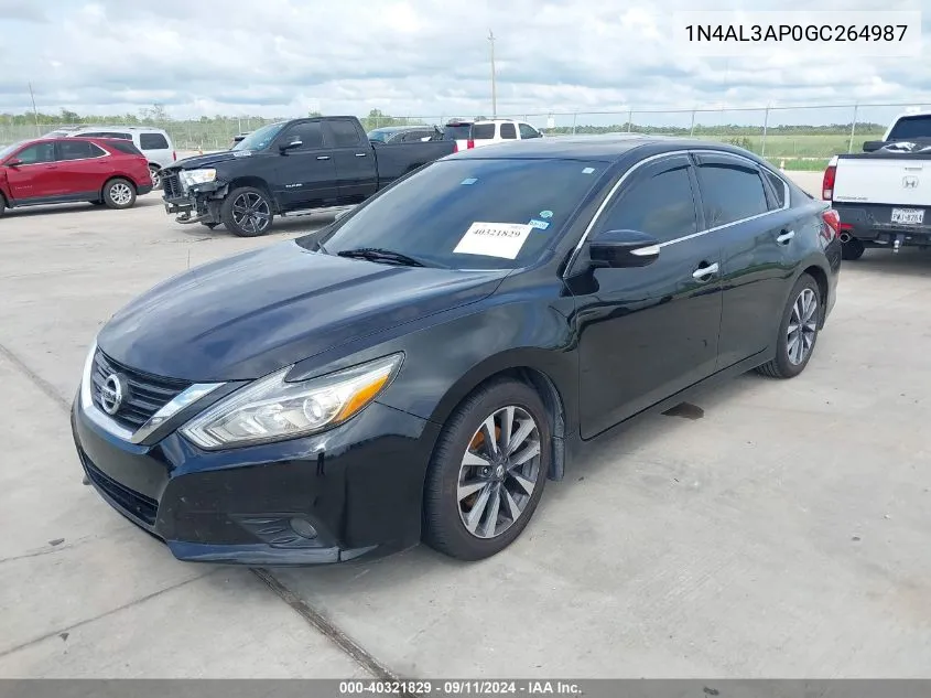 2016 Nissan Altima 2.5/S/Sv/Sl/Sr VIN: 1N4AL3AP0GC264987 Lot: 40321829