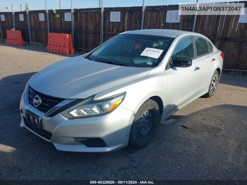 1N4AL3AP1GN312047 2016 Nissan Altima 2.5/2.5 S/2.5 Sl/2.5 Sr/2.5 Sv