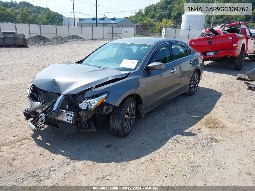 2016 Nissan Altima 2.5 Sv VIN: 1N4AL3AP9GC139762 Lot: 40332008